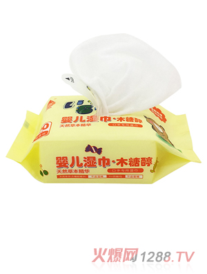永潤(rùn)嬰兒木糖醇濕巾（無蓋）