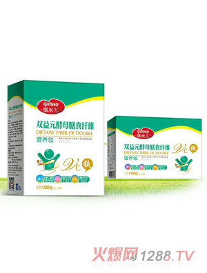 祺米兒鐵雙益元酵母膳食纖維營養(yǎng)包