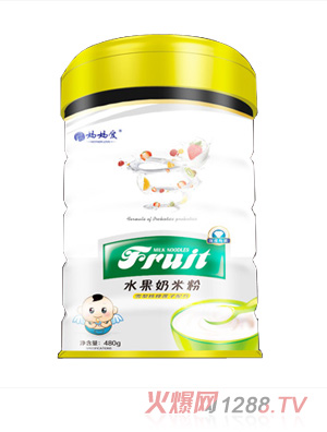 媽媽愛(ài)水果奶米粉-雪梨核桃蓮子配方 桶裝