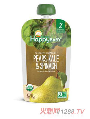 禧貝菠菜羽衣甘藍梨泥