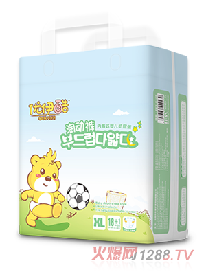 優(yōu)伊酷淘動(dòng)褲內(nèi)褲式嬰兒紙尿褲XL