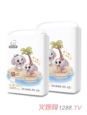 成長(zhǎng)小象棉柔暢吸嬰兒紙尿褲