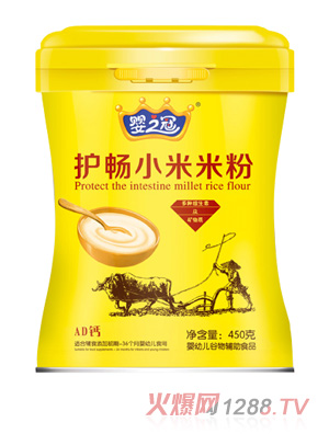 嬰之冠護暢小米米粉 AD鈣 聽裝
