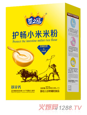 嬰之冠護暢小米米粉 鐵鋅鈣 盒裝