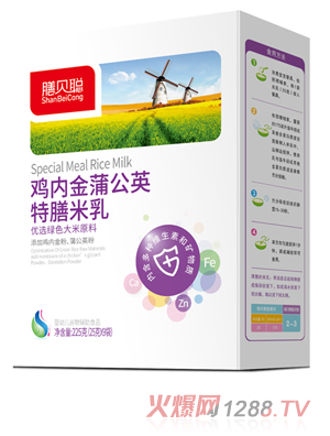 膳貝聰雞內(nèi)金蒲公英特膳米乳 盒裝