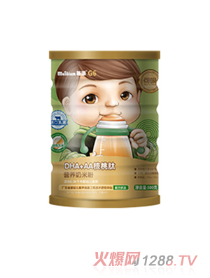 每添金裝G6營(yíng)養(yǎng)奶米粉 DHA+AA核桃肽
