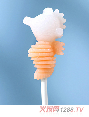 米唐たき海洋小分隊(duì)棒棒糖-海馬馬卡龍橙子味