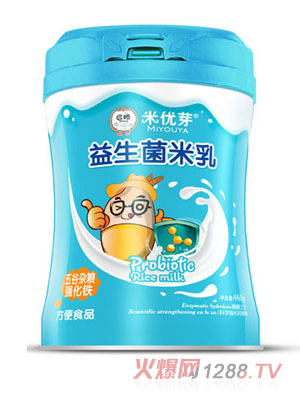 米優(yōu)芽益生菌米乳-五谷雜糧強(qiáng)化鐵聽裝