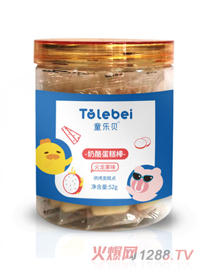 童樂(lè)貝奶酪蛋糕棒火龍果檸檬酸奶香橙胡蘿卜混合口味糕點(diǎn)