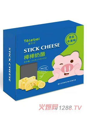 童樂(lè)貝盒裝瓶裝奶酪混合水果原味臻棒再制干酪兒童乳制品