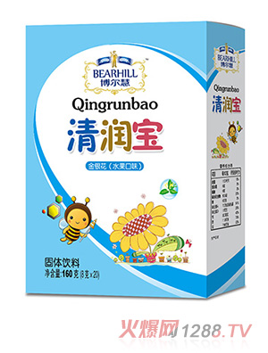 博爾慧清潤(rùn)寶盒裝金銀花菊花水果口味固體飲料160g全國(guó)招商代理