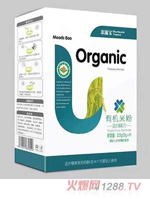 米滋寶有機(jī)米粉盒裝 益生菌配方