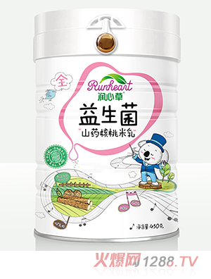 潤(rùn)心草益生菌山藥核桃米乳450克